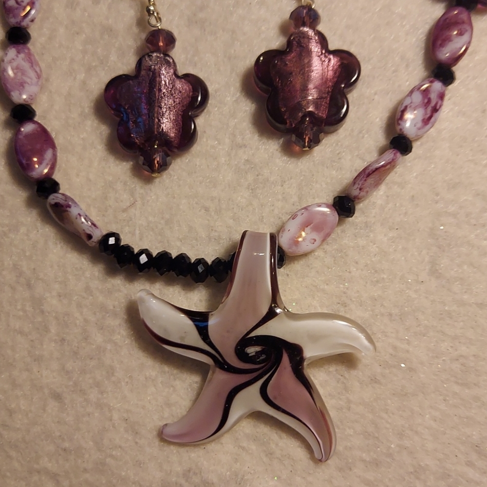 Artidan Lampwork Pendant Necklace